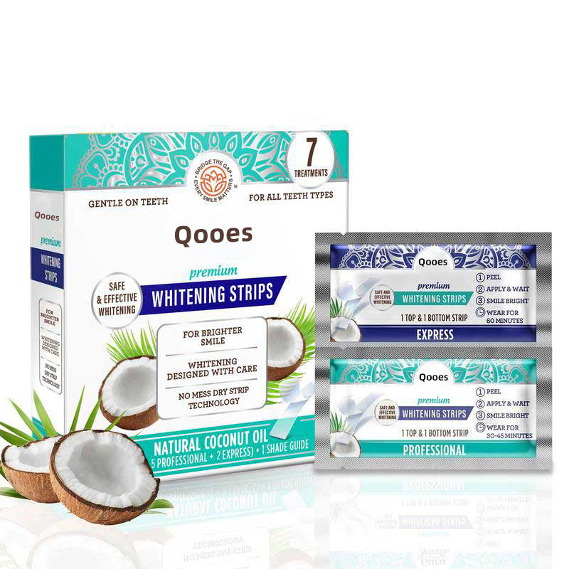 🍇Final 3 hours 80% off 🔥 Qooes Teeth Whitening Strips - Reveal Your Brightest Smile
