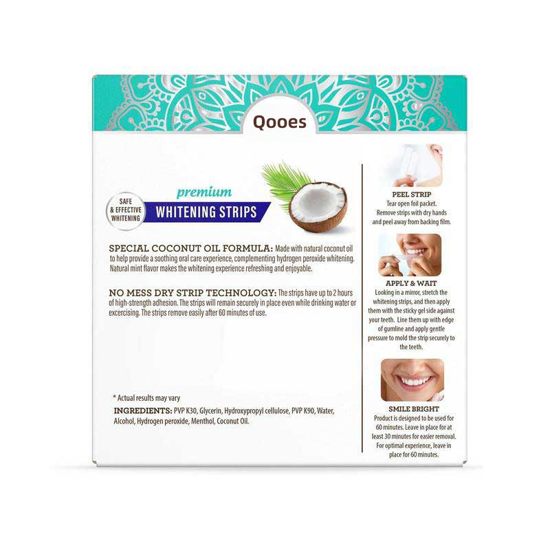 🍇Final 3 hours 80% off 🔥 Qooes Teeth Whitening Strips - Reveal Your Brightest Smile