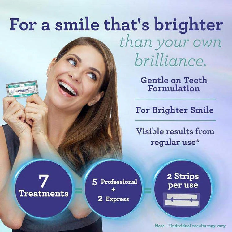 🍇Final 3 hours 80% off 🔥 Qooes Teeth Whitening Strips - Reveal Your Brightest Smile